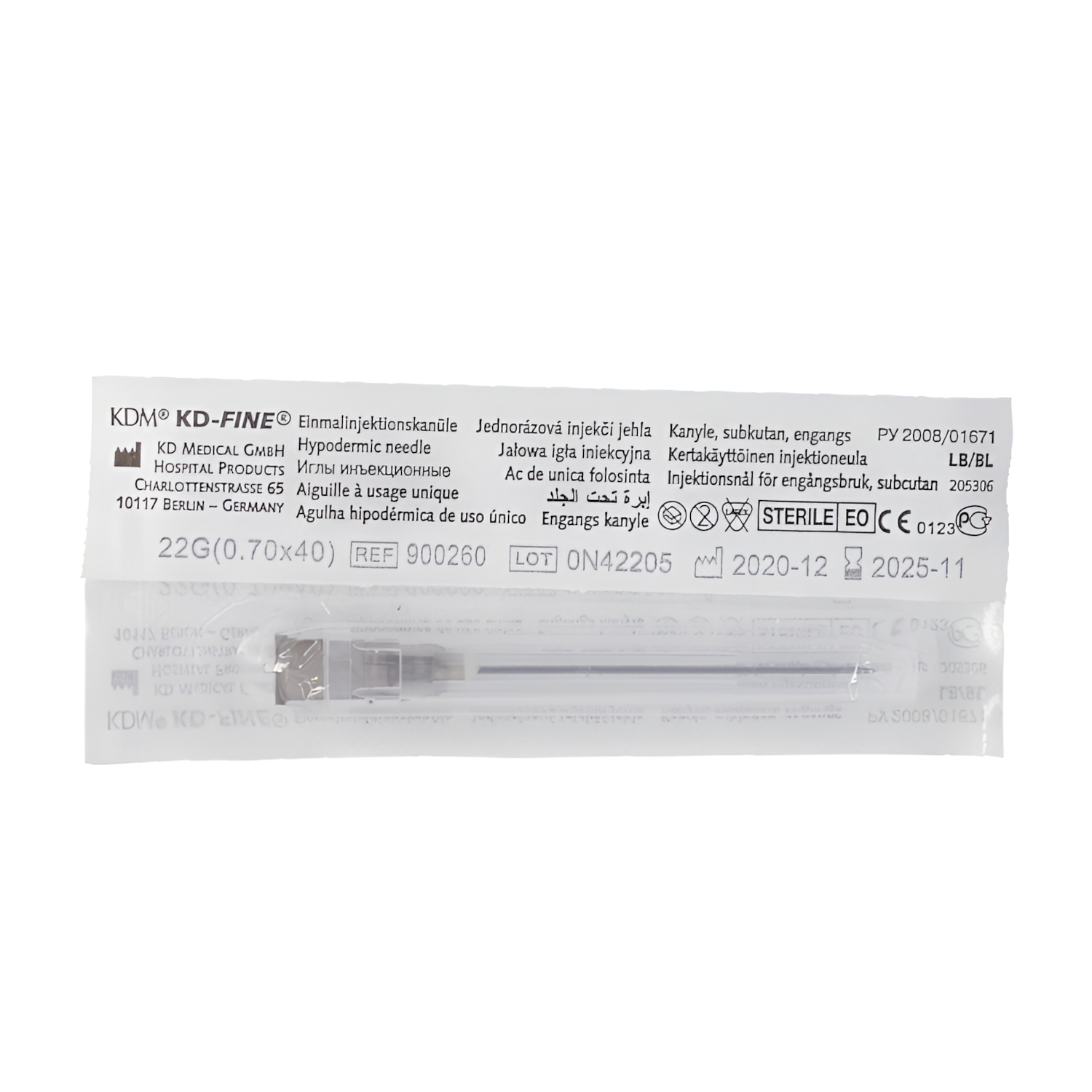 0.70 x 40mm 22G 0.70 x 40mm 22G