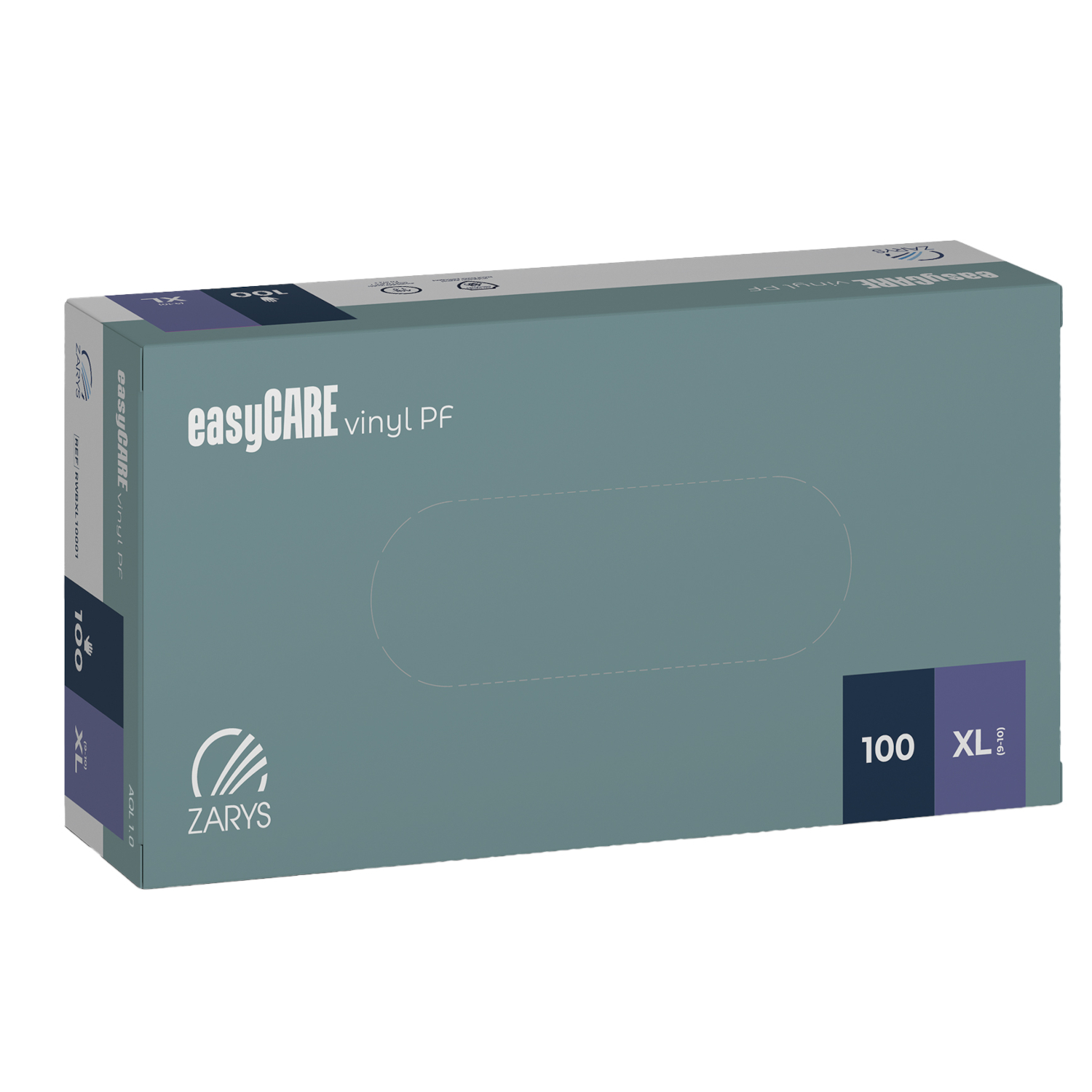 Rękawice winylowe easyCARE vinyl PF XL Rękawice winylowe easyCARE vinyl PF XL