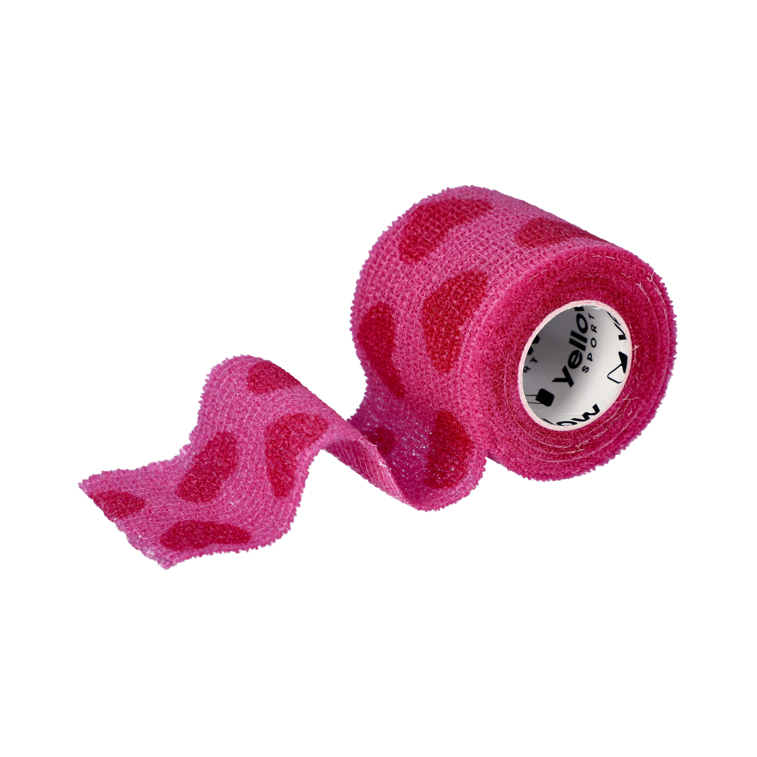 Bandaż kohezyjny yellowBAND 5cm x 4,5m typu flex różowy w serca Bandaż kohezyjny yellowBAND 5cm x 4,5m typu flex różowy w serca