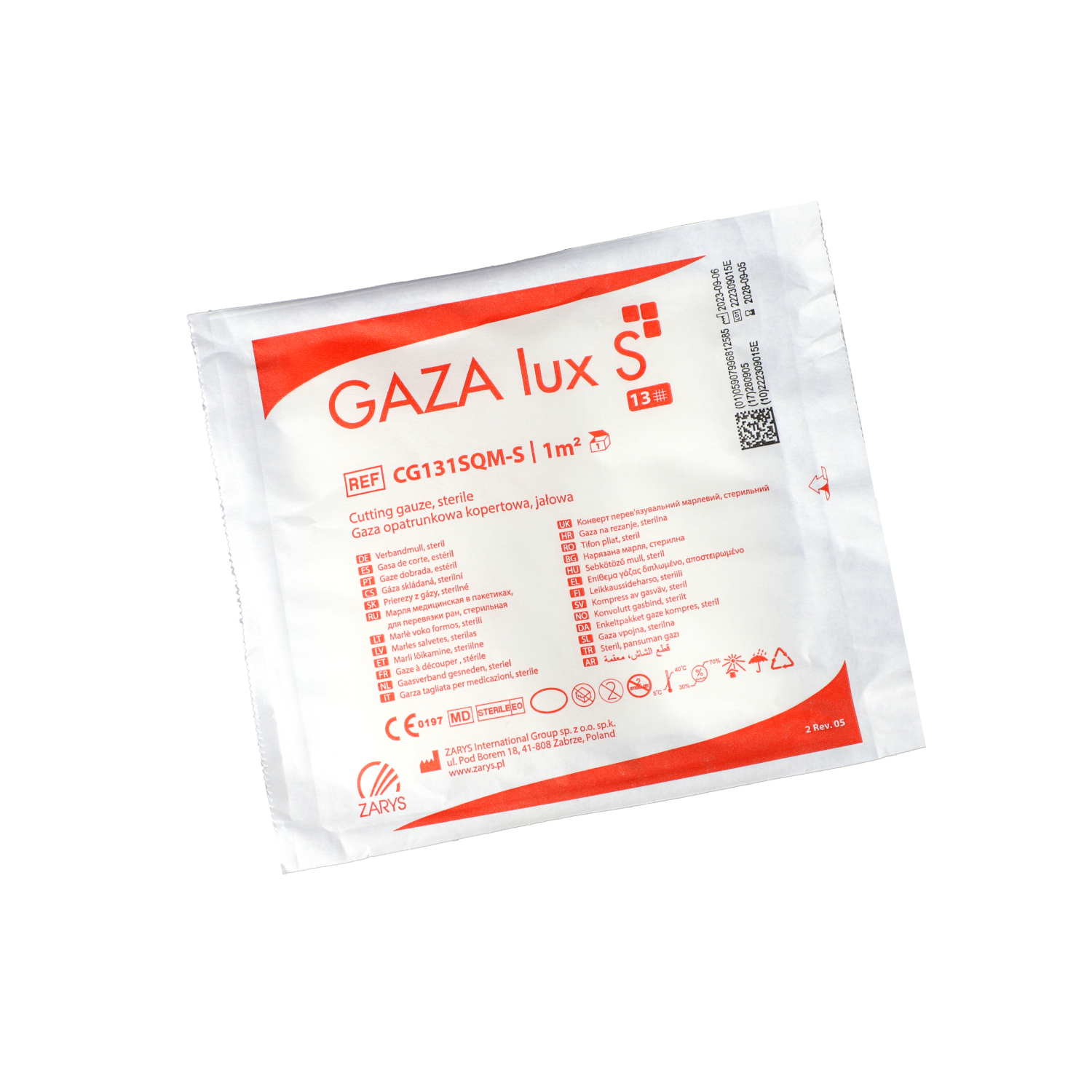 Gaza opatrunkowa 13 nitkowa lux S Gaza opatrunkowa 13 nitkowa lux S