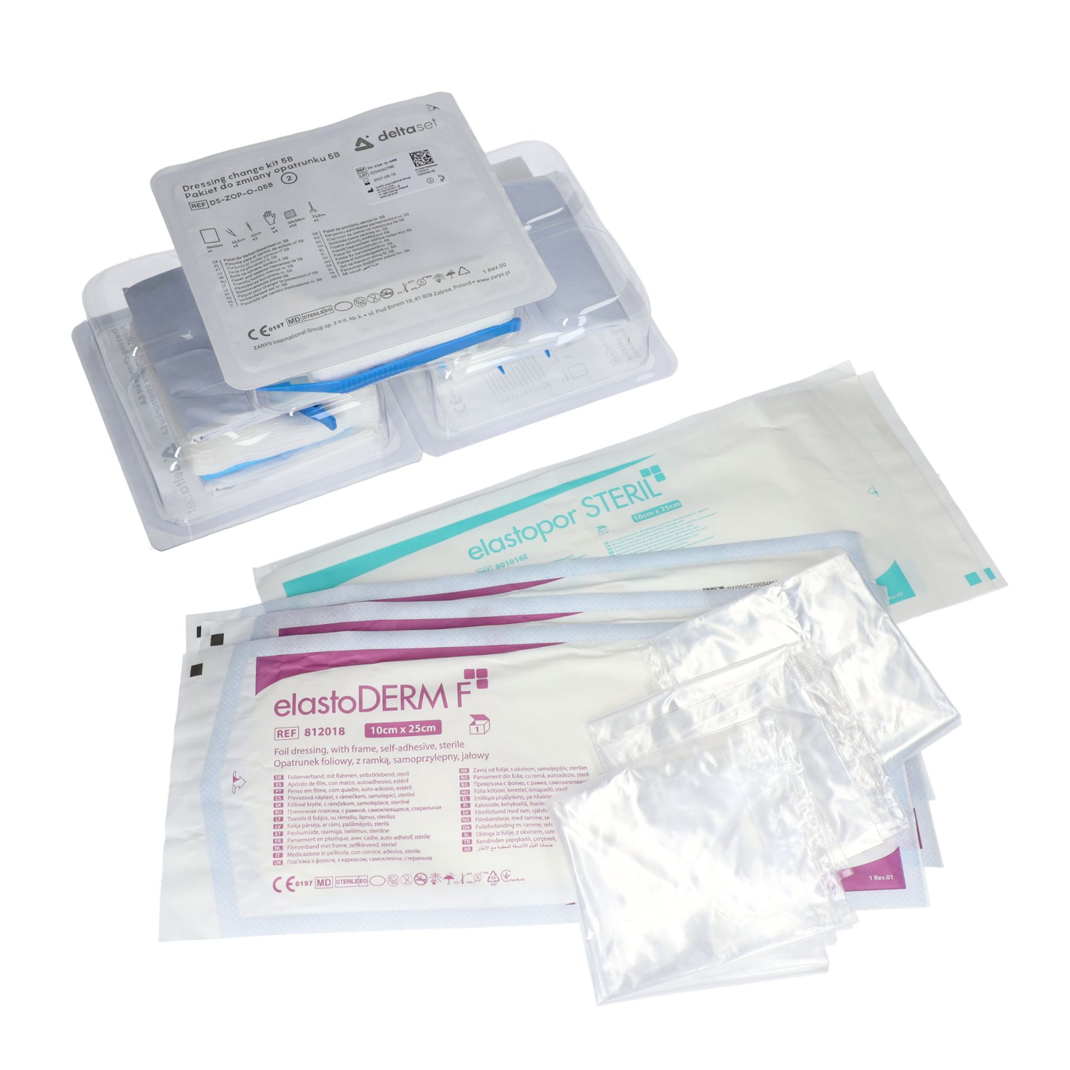 beWell Zestaw do pielęgnacji ran pooperacyjnych mały, średni i duży