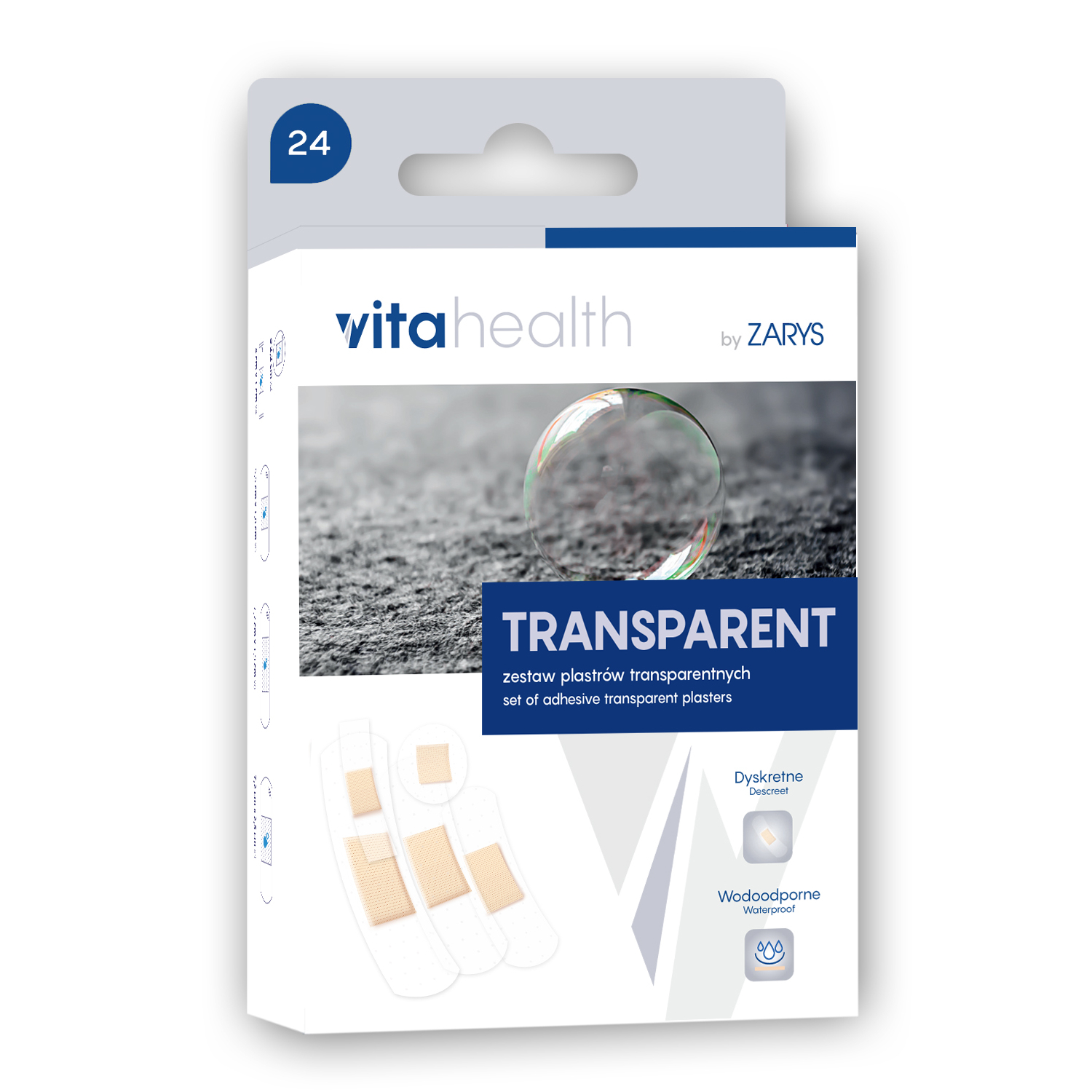 zestaw plastr&oacute;w Vitahealth, zestaw plastr&oacute;w, plastry